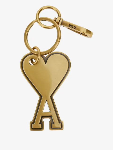 AMI Paris llavero con detalle del logo 