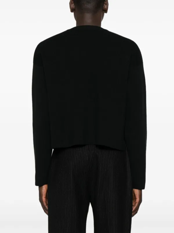 AMI Paris Ami De Coeur プルオーバー | ブラック | FARFETCH JP