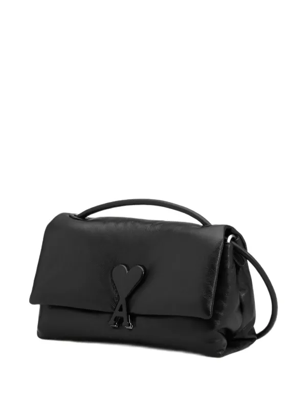 人気商品の入荷速報 入荷Now Paris AMI Voulez-vous ブラック | レザーショルダーバッグ バッグ