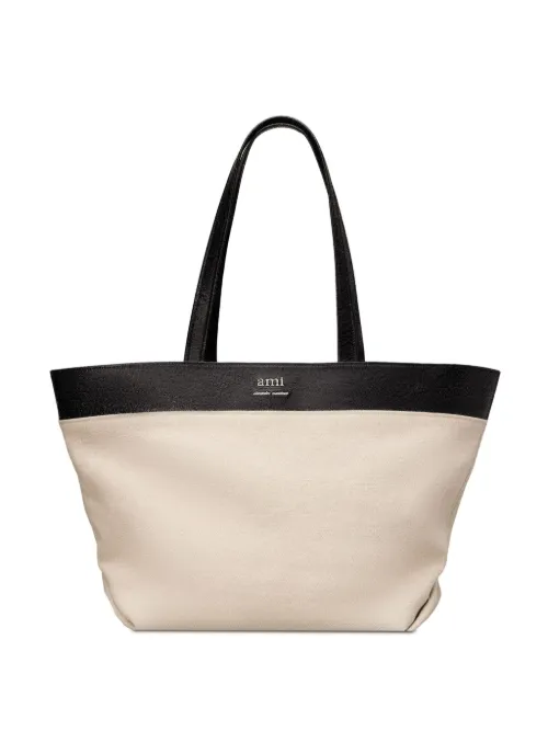 Sac cabas à plaque logo - AMI Paris - Modalova