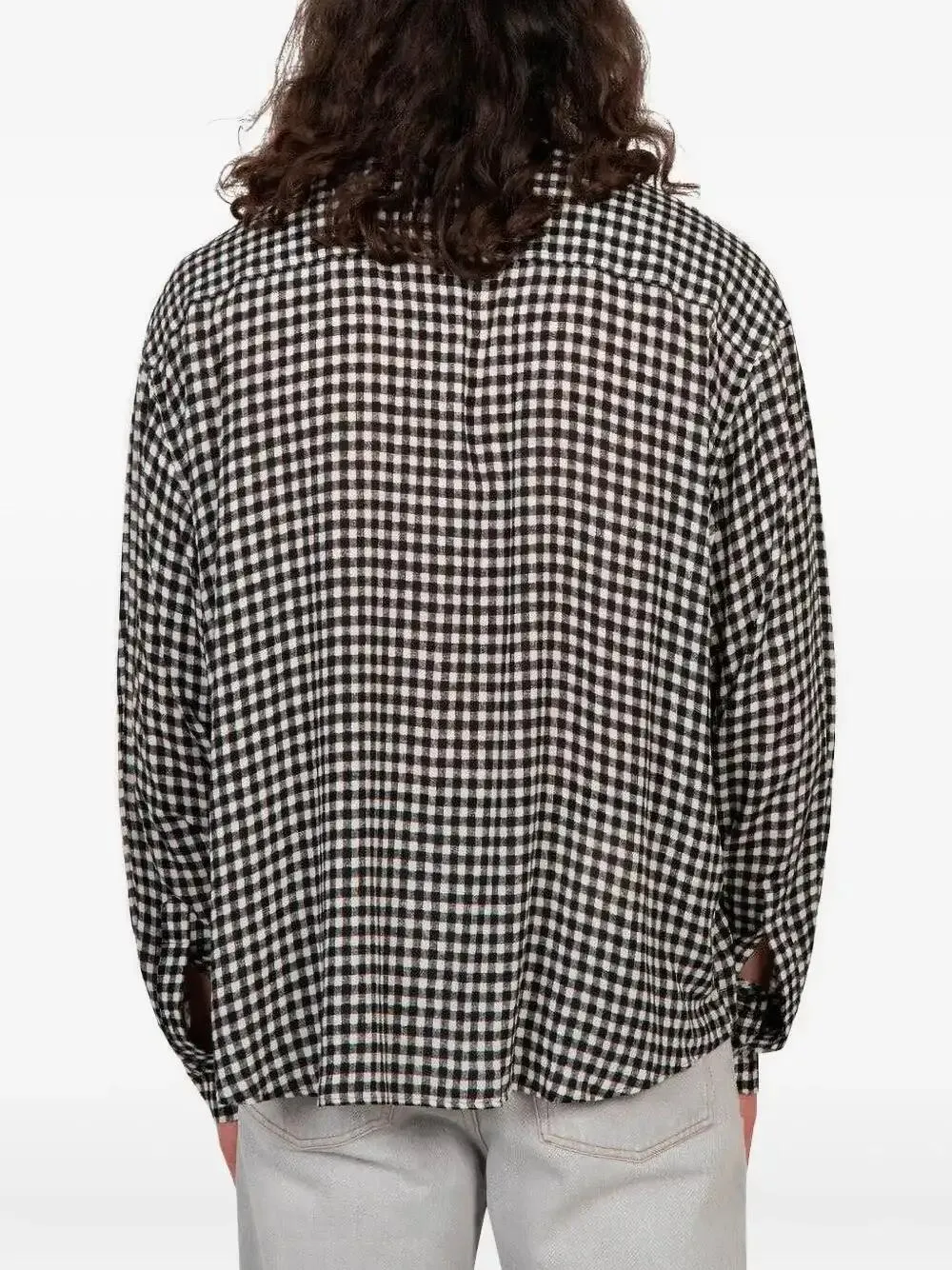  Ami Paris Check-pattern Shirt - Black 