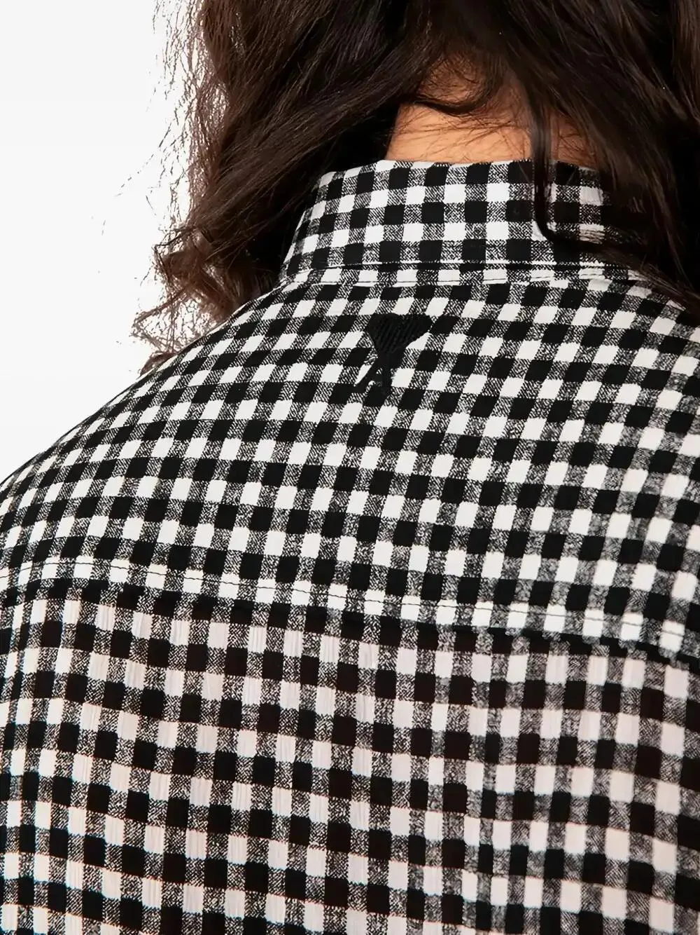 AMI Paris check-pattern Shirt | Black | FARFETCH UK