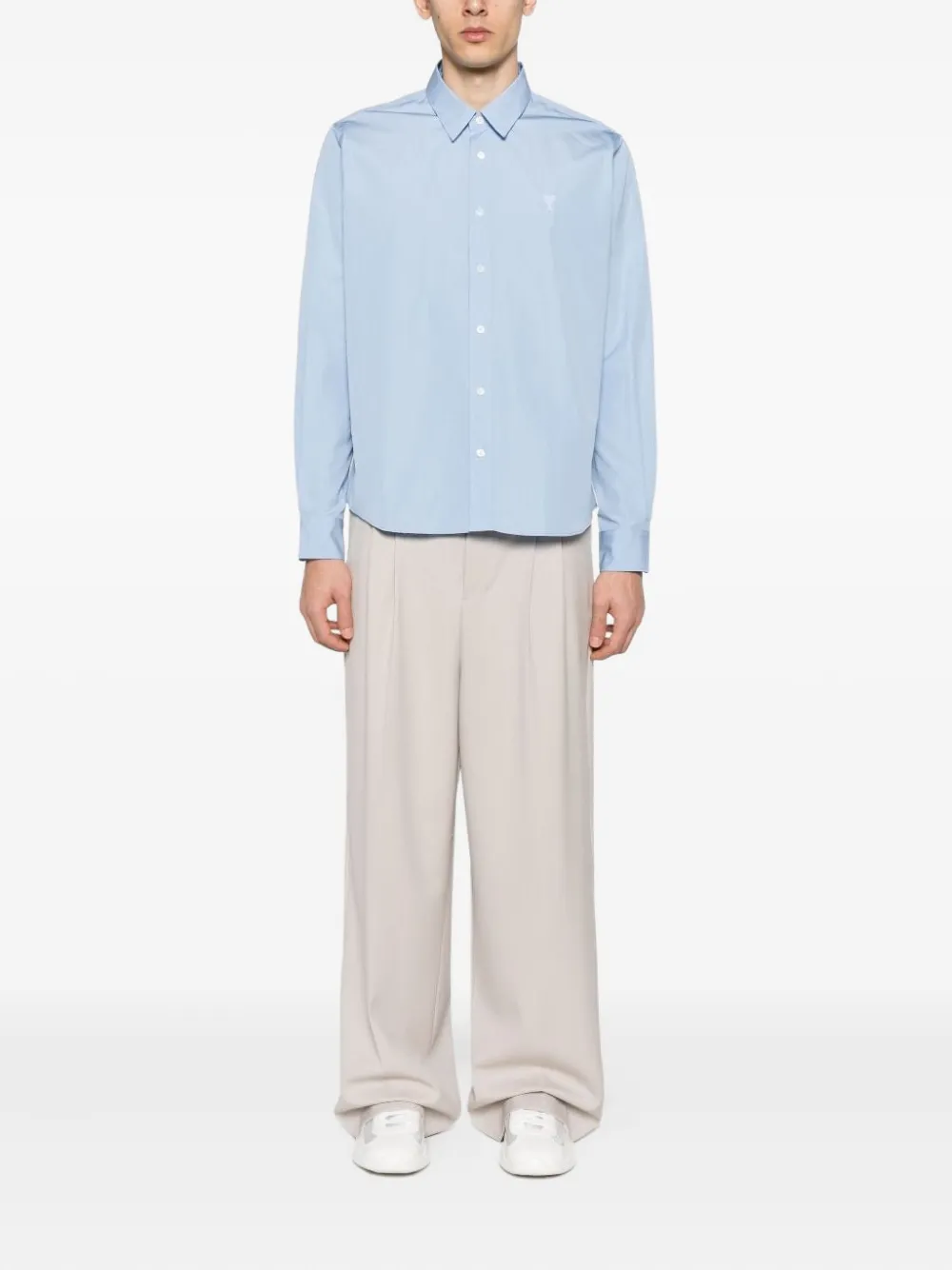 AMI Paris Ami de Coeur-embroidered shirt | Women | Image 2