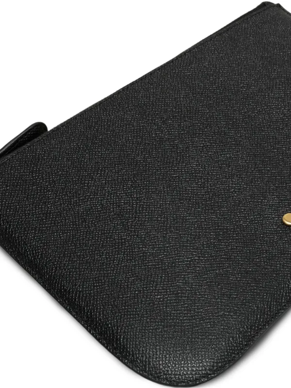 AMI Paris Paris Paris レザーポーチ | ブラック | FARFETCH JP