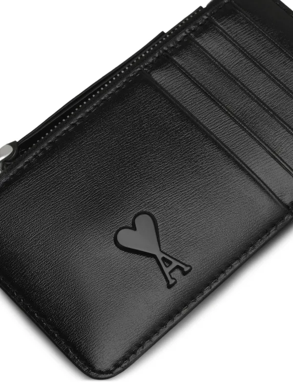 【AMI PARIS】Ami de Coeur Paris Paris カードケース AMI Paris Ami De Coeur カードケース | ブラック | FARFETCH JP