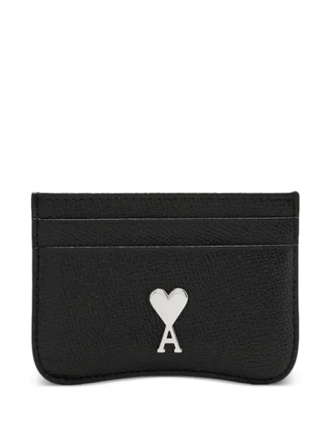AMI Paris porte-cartes Paris Paris en cuir