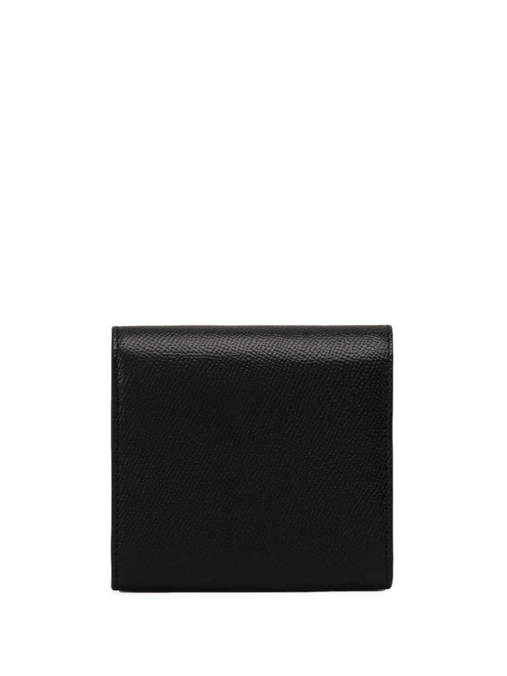 Shop Ami Alexandre Mattiussi Paris Paris Compact Leather Wallet In Black