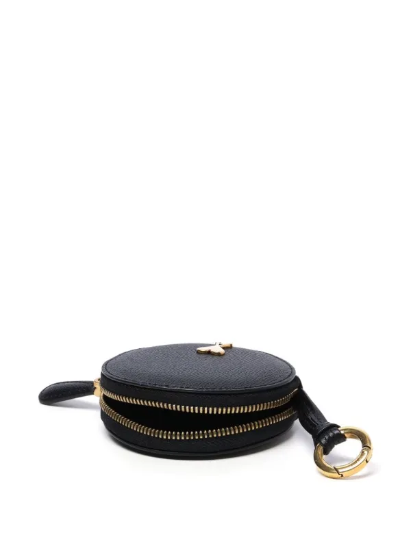 ★AMI PARIS★Black Leather Round Paris Paris Bag★ Black Full Grain Leather Bag Paris Paris | AMI PARIS US