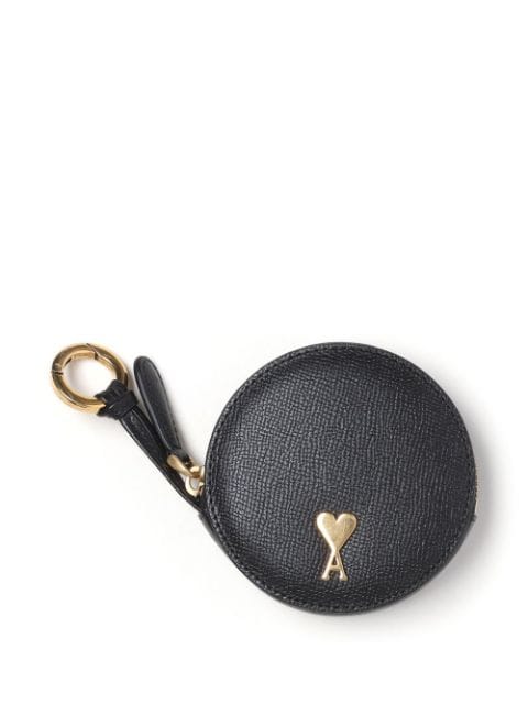 AMI Paris Paris Paris round leather purse