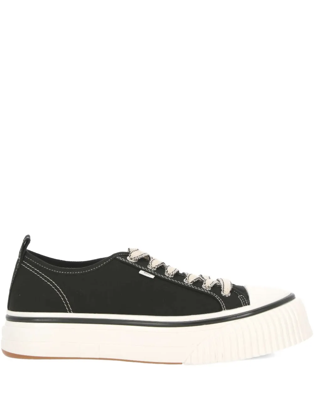AMI Paris Sn1980 canvas sneakers | Black | Image 1
