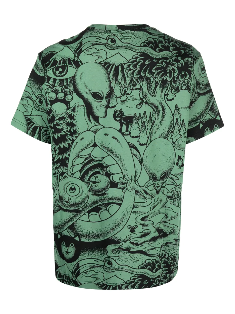 Ripndip Triko graphic-print T-shirt - Groen