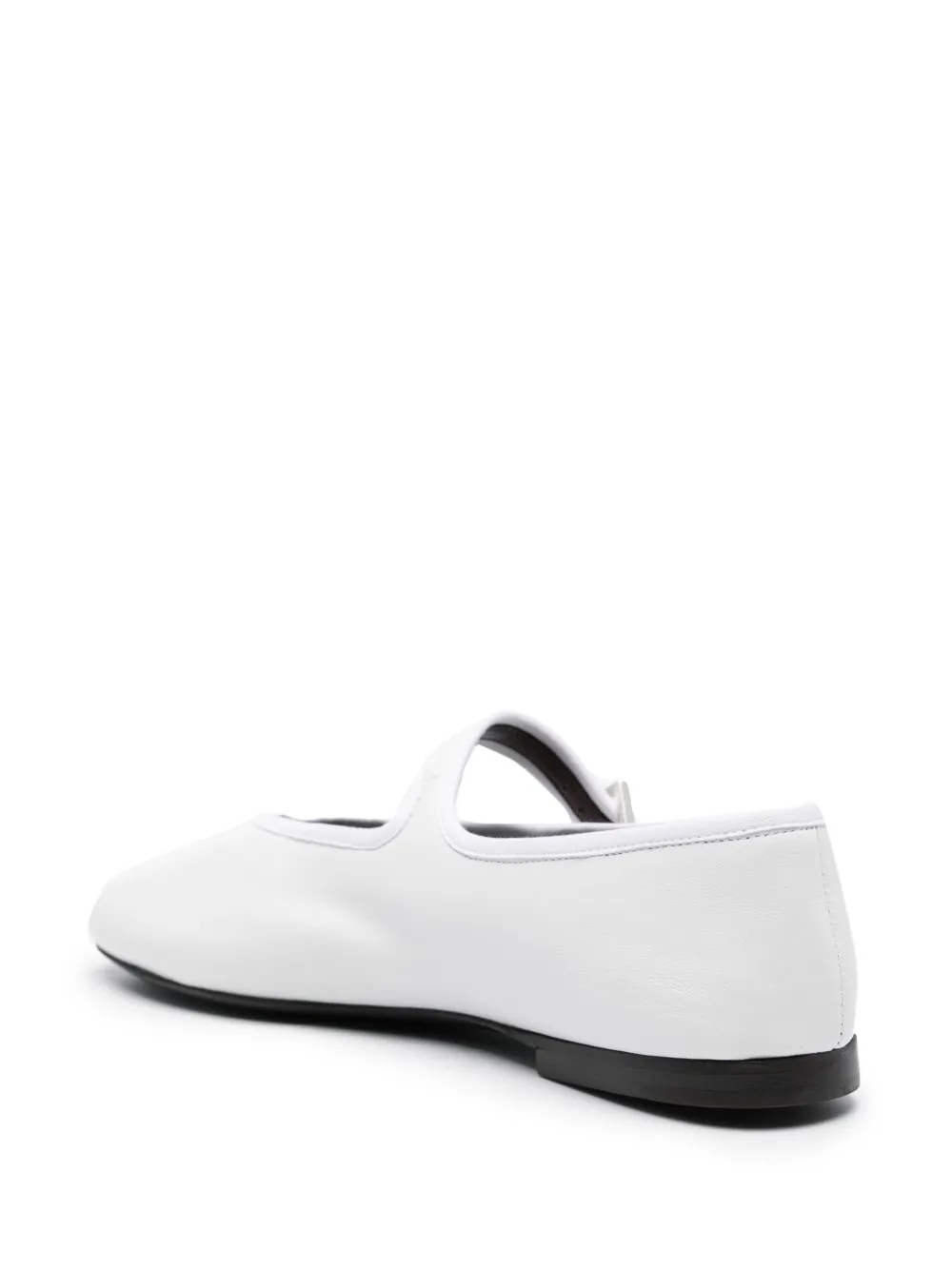 The Row Boheme MJ leather ballerina shoes White