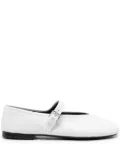 The Row Boheme MJ leather ballerina shoes - White