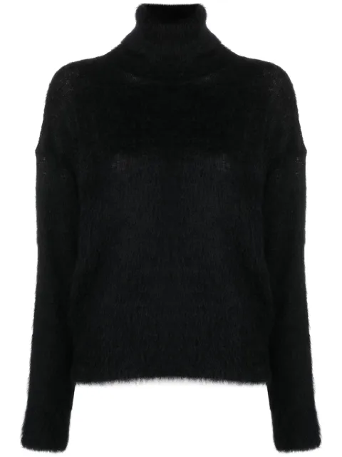 Saint Laurent Gestrickter Rollkragenpullover