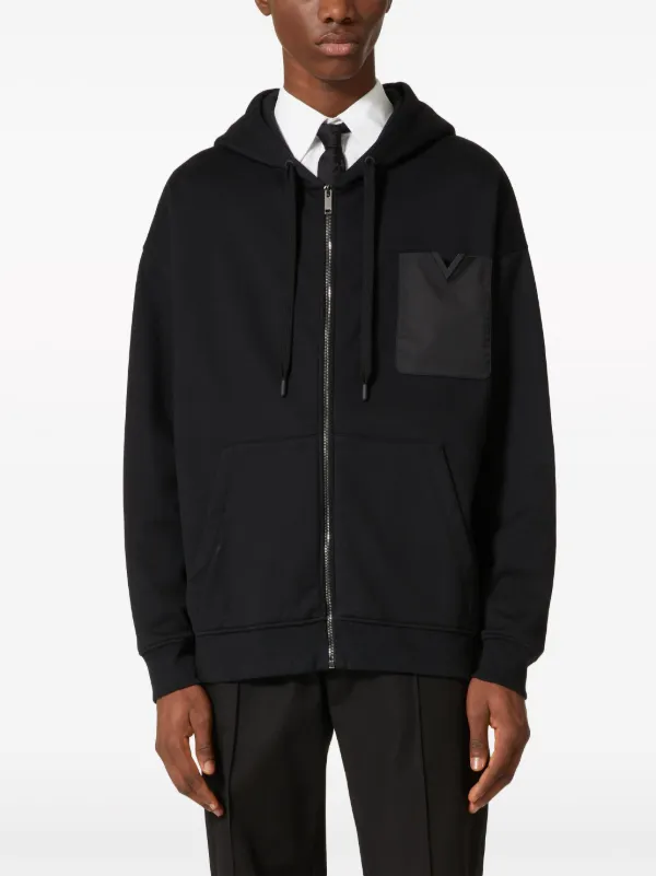 Valentino hotsell zip hoodie