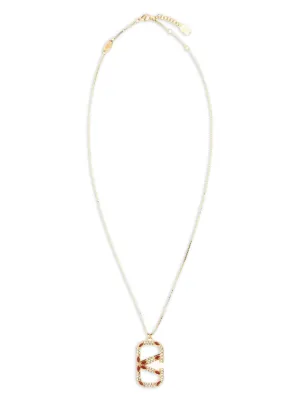 【関税&送料込】Valentino Garavani Collana Valentino Garavani Collana VLOGO Signature | Oro | FARFETCH IT