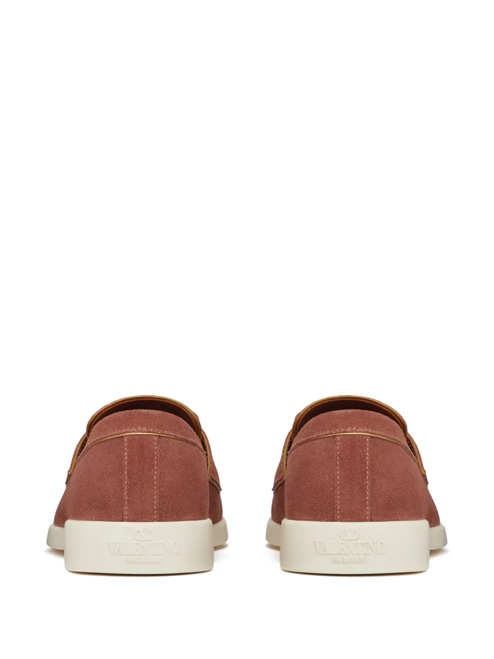 Valentino Garavani Leisure Flows leren loafers Bruin
