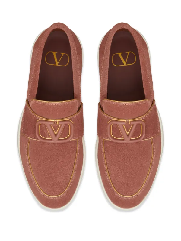 【関税＆送料込み】Valentino Garavani Leisure Flows Leather Valentino Garavani - Leisure Flows Rockstud Suede & Leather