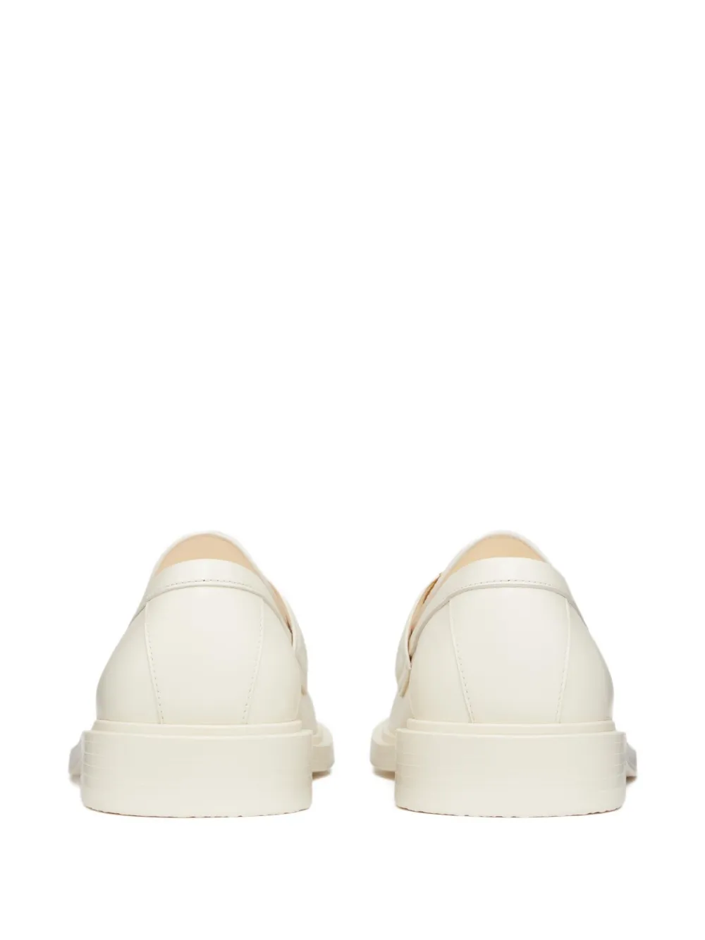 Valentino Garavani VLogo Signature leren loafers Wit