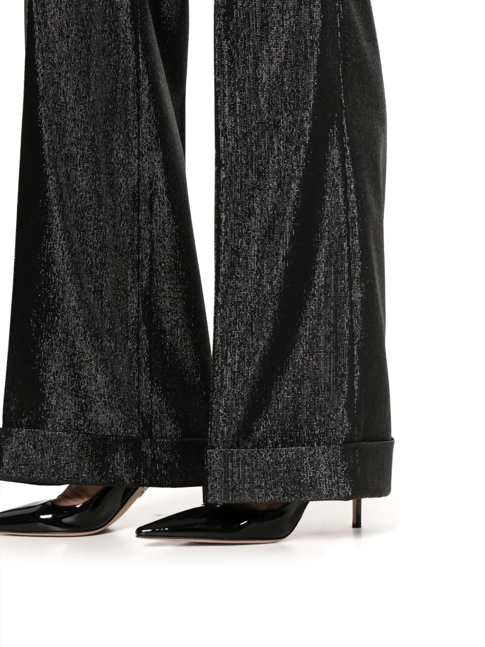 Philosophy Di Lorenzo Serafini Broek met metallic-effect Zwart
