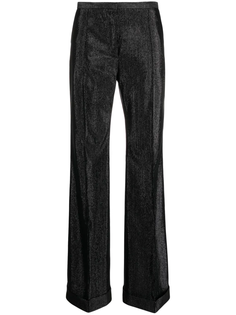 Philosophy Di Lorenzo Serafini Broek met metallic-effect Zwart