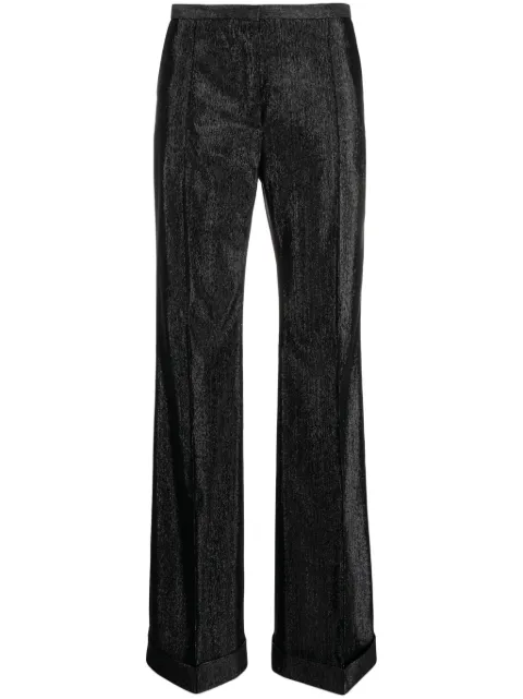 Philosophy Di Lorenzo Serafini metallic-effect straight-leg trousers