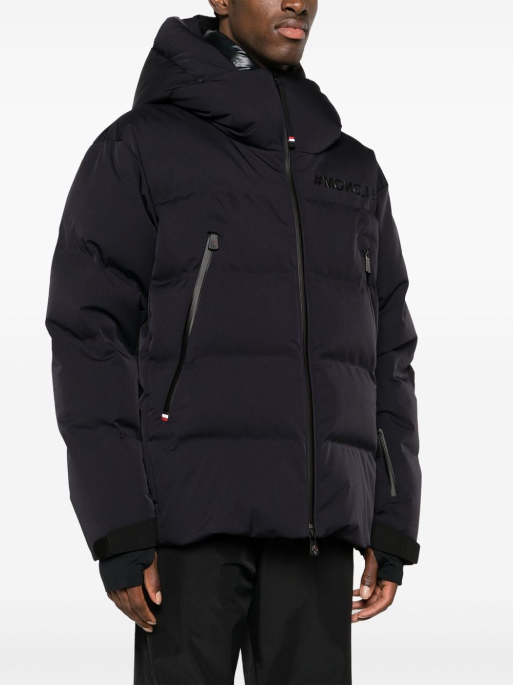 Moncler Grenoble Jack met capuchon Blauw