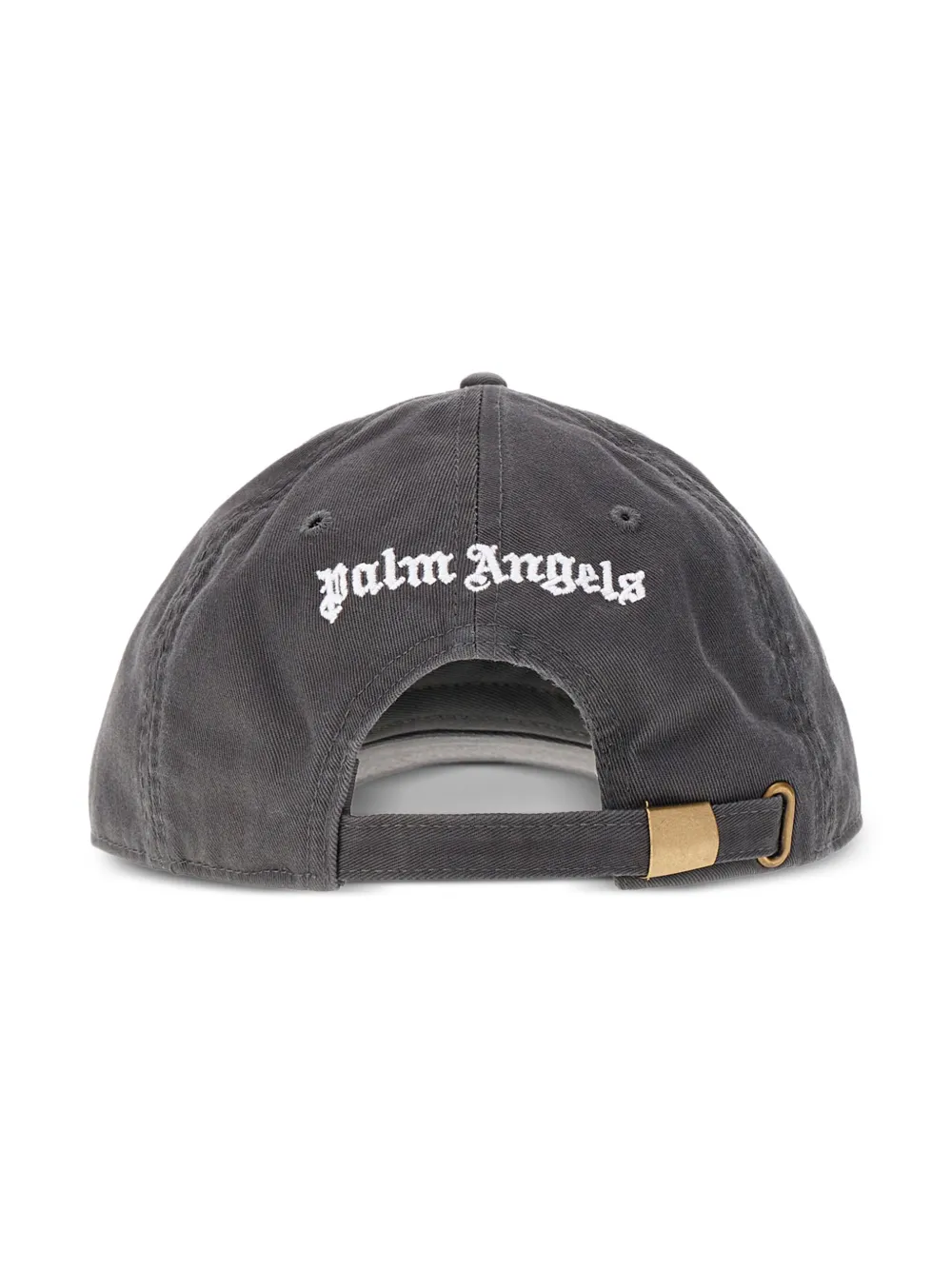 Palm Angels Honkbalpet met geborduurd monogram Grijs