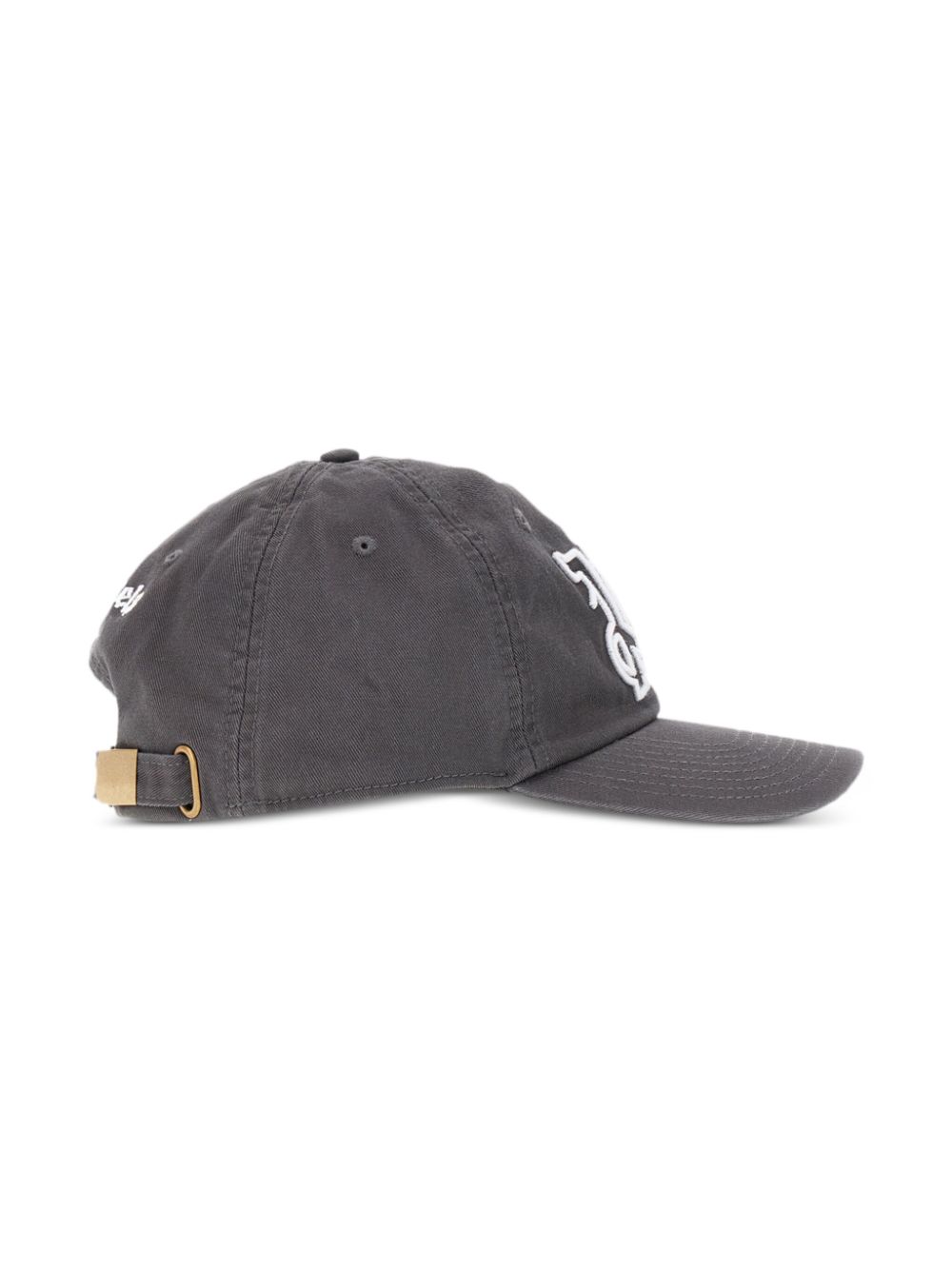 Palm Angels monogram-embroidered baseball cap - Grey