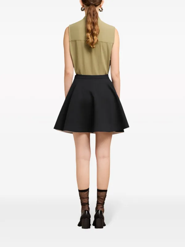スカート AMI PARIS SKIRT (FSK353PL0027 001) AMI PARIS: Skirt woman - Beige | Ami Paris skirt