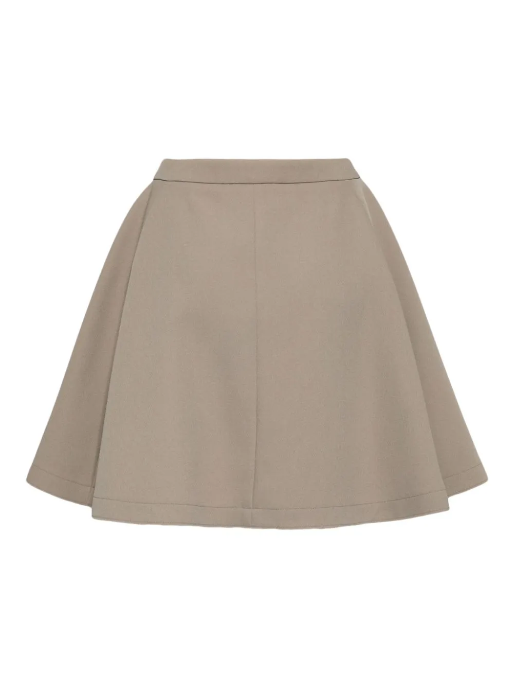 AMI Paris Skaterrok van scheerwol Beige