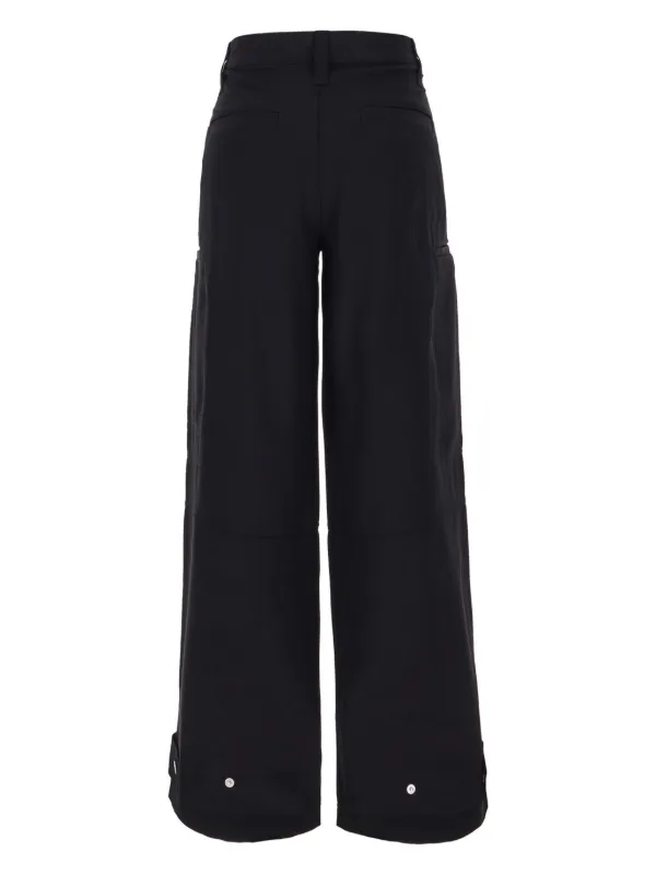 【AMI PARIS】カーゴパンツ AMI Paris ストレート カーゴパンツ | ブラック | FARFETCH JP