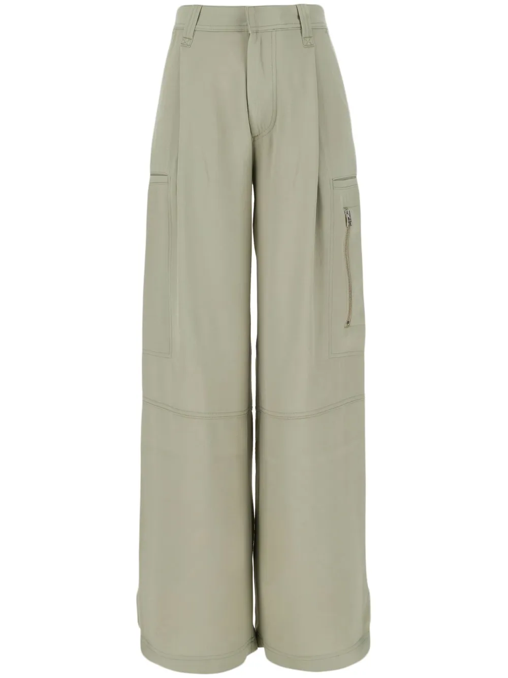 AMI Paris Straight cargo broek - Groen