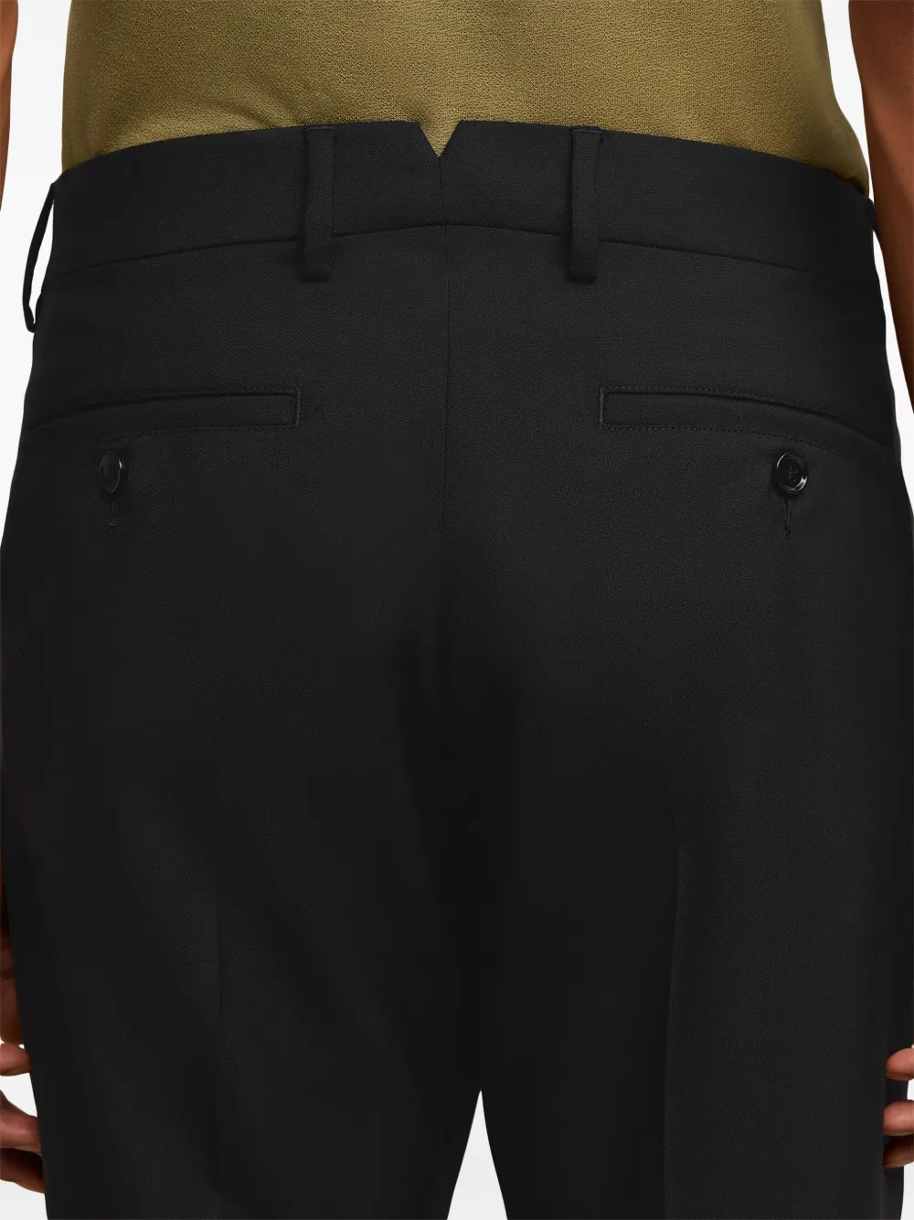 AMI Paris Twill tapered-leg Trousers | Black | FARFETCH