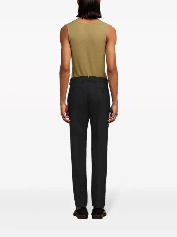 パンツ Ami Paris Trousers AMI Paris wide-leg Trousers | Brown | FARFETCH