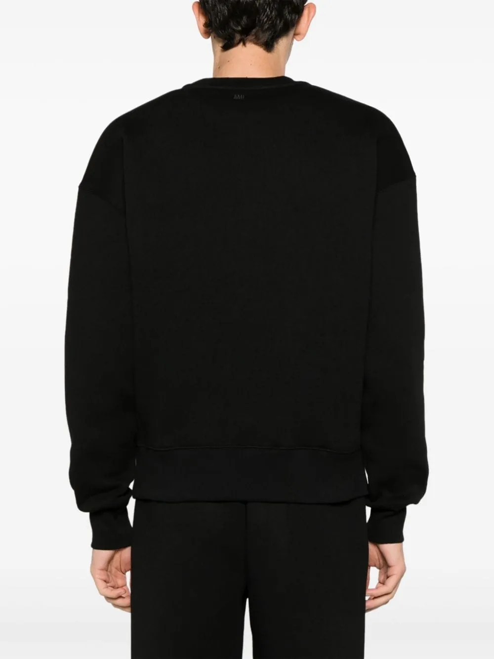 AMI ALEXANDRE MATTIUSSI AMI DE COEUR-EMBOSSED SWEATSHIRT