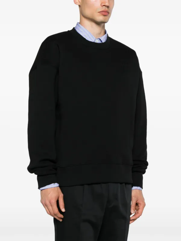 Amiparis アミパスリ スウェットXS AMI Paris Ami De Coeur-embossed Sweatshirt | Black | FARFETCH