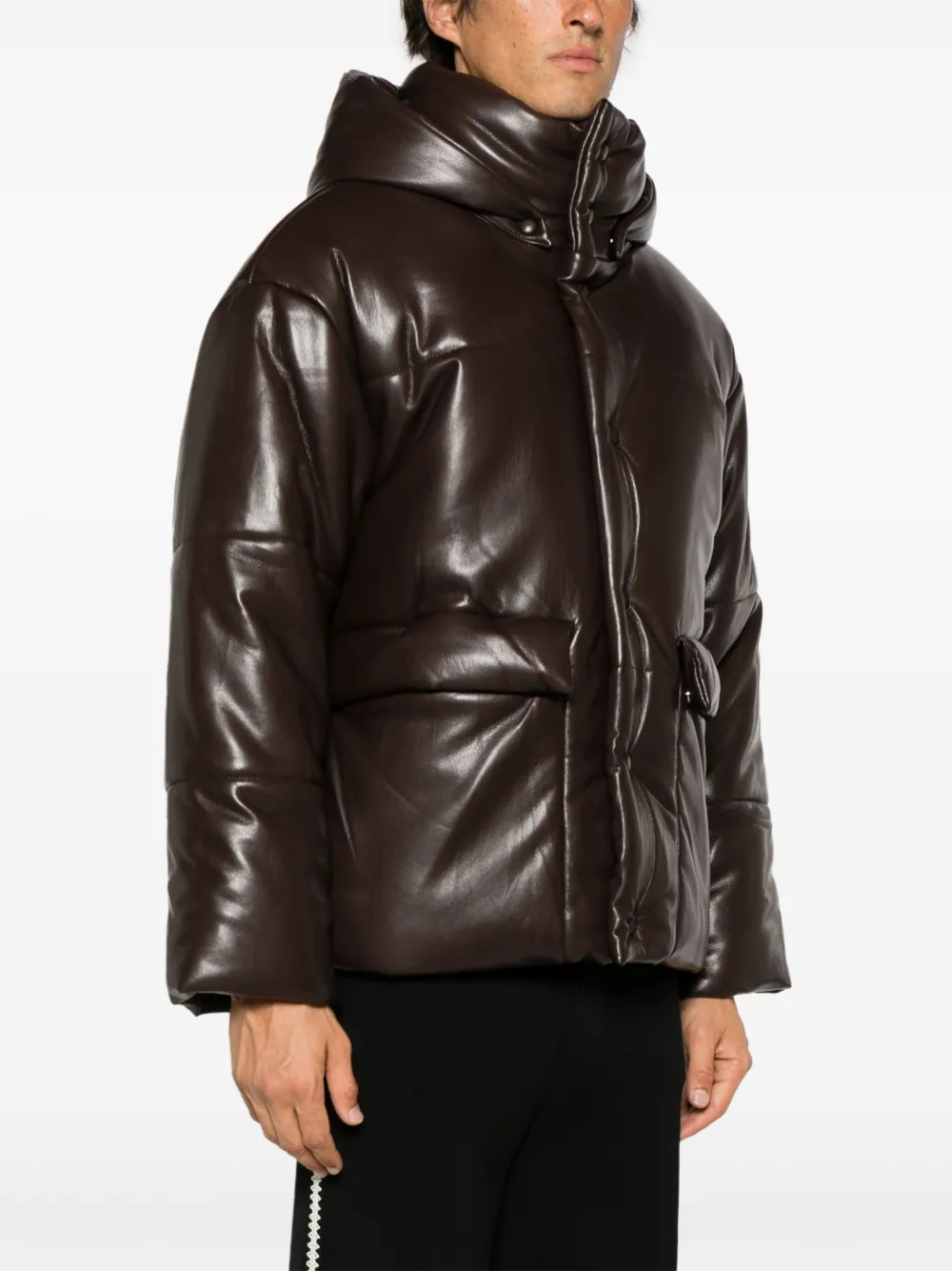 Nanushka hide puffer on sale jacket