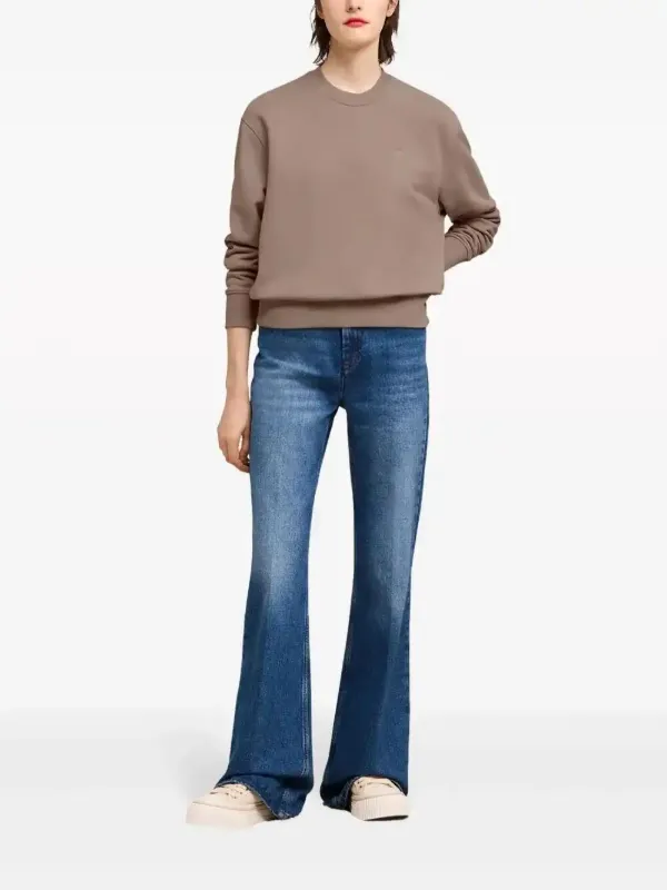 AMI Paris Ami De Coeur Sweatshirt | Brown | FARFETCH