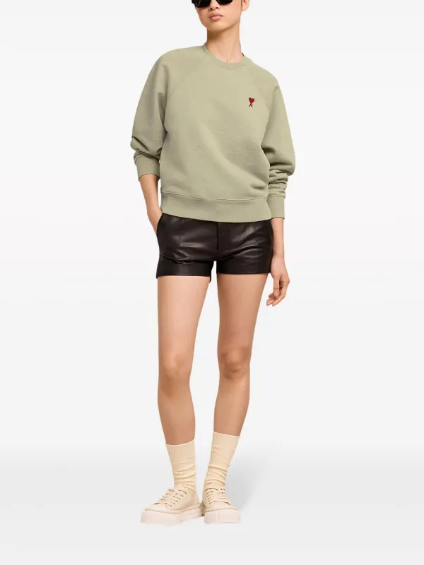 AMI Paris Ami De Coeur スウェットシャツ | グリーン | FARFETCH JP