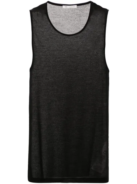 AMI Paris scoop-neck tank top