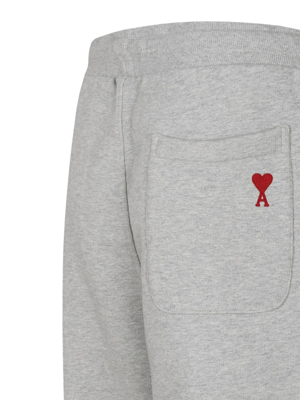 AMI Paris Trainingsbroek met geborduurd logo Grijs