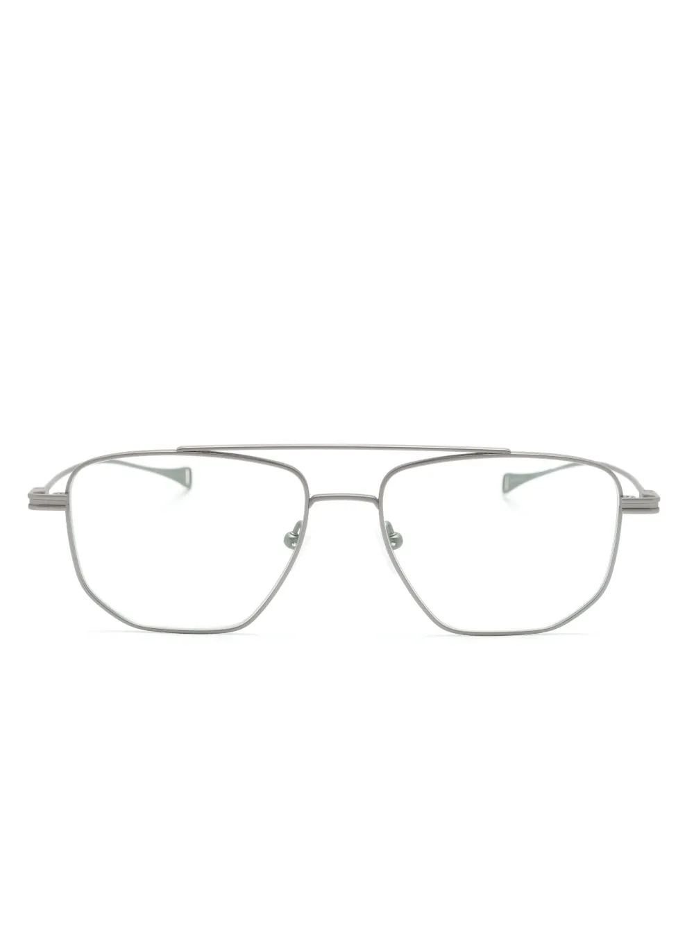 Dita Eyewear matte pilot-frame glasses - Grau