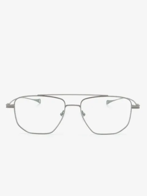 Dita Eyewear matte pilot-frame glasses