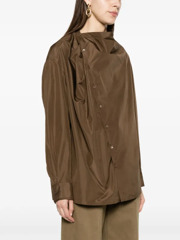 【関税込み】LEMAIRE ブラウン Buttoned Rib ボディスーツ LEMAIREのブラウン Buttoned Rib ボディスーツがセール中