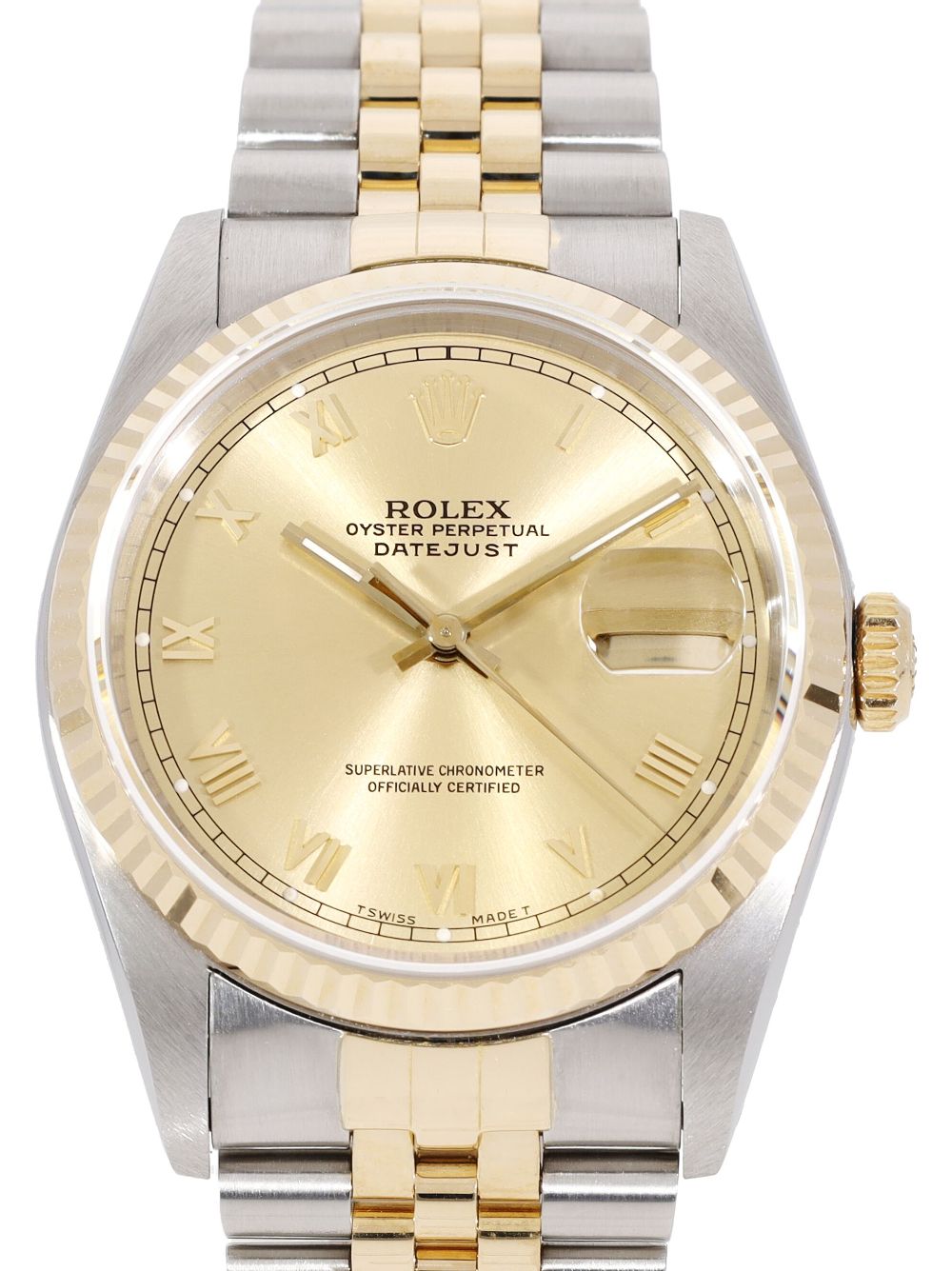 Rolex 1989 pre-owned Datejust 36mm - Goud