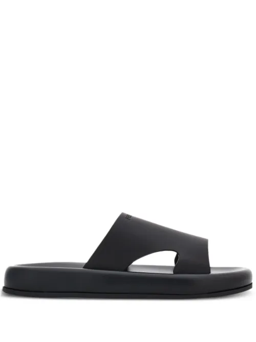 Sandales en cuir à découpes - Ferragamo - Modalova