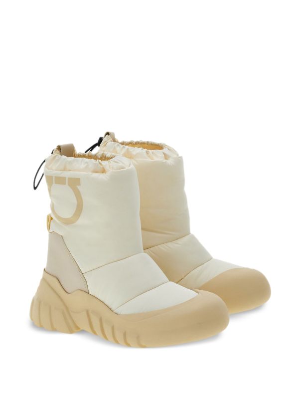 Ferragamo shearling outlet boots