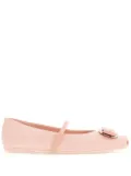 Ferragamo New Vara flat ballerina shoes - Pink