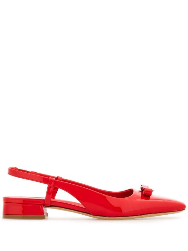 Ferragamo Vara Bow Ballerina Flats - Farfetch